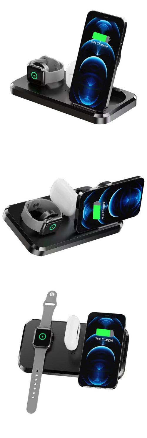 3-in-1 Foldable Wireless Charger (Apple Compatible)